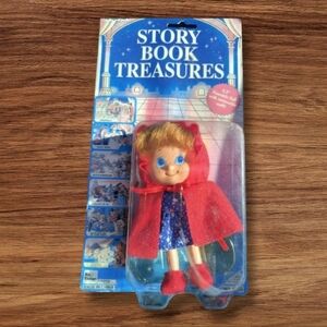 Vintage Story Book Treasures Little Red Riding Hood Doll NIB Rare